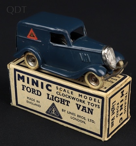 Minic 2m ford light van gg693 front