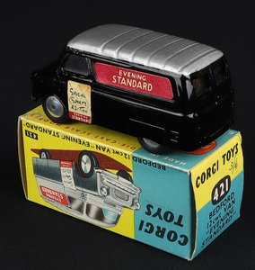 Corgi toys 421 evening standard bedford van gg716 back