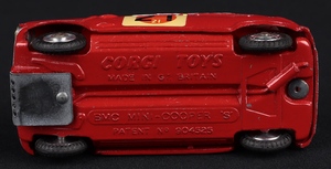 Corgi toys 333 mini cooper s sun rally mini gg792 base