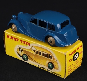 Dinky toys 40b 151 triumph 1800 saloon gg830 back