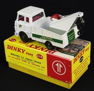 Dinky toys 434 bedford tk crash truck top rank gg853 back