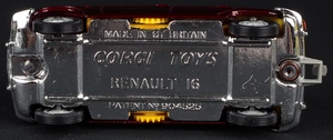 Corgi toys 260 renault 16 gg858 base