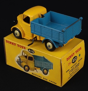 Dinky toys 25m 410 bedford end tipper gg861 back