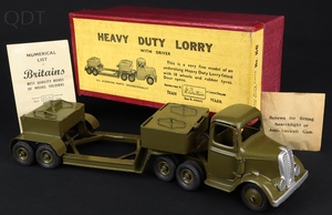 Britains models 1641 heavy duty lorry gg985 front