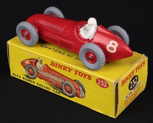 Dinky toys 232 alfa romeo racing car hh269 back