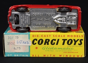 Corgi toys 239 vw karmann ghia hh274 base