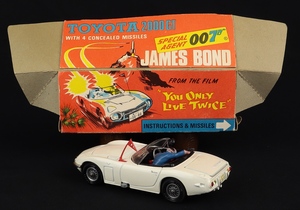 Corgi toys 336 james bond's toyota b668 back