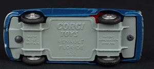 Corgi toys 222 renault floride cc453 base