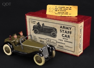 Britains 1448 army staff car hh773 front