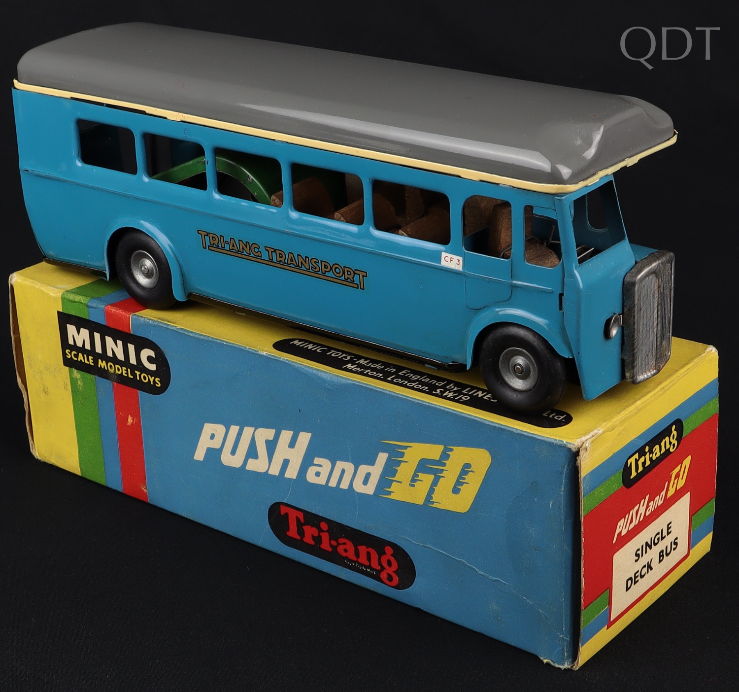 Triang Minic Models 52M Single Decker Bus QDT Triang Minic Models 52M Single Decker Bus QDT