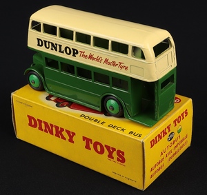 Dinky toys 290 dunlop double deck bus jj134 back