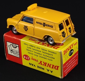 Dinky toys 274 aa patrol service van jj152 back