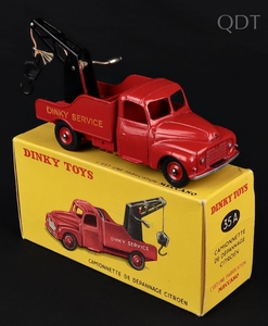 French dinky toys 35a citroen breakdown truck jj177 front
