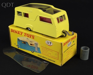Dinky toys 117 four berth caravan jj199 front