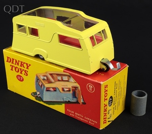 Dinky toys 117 four berth caravan jj200 front