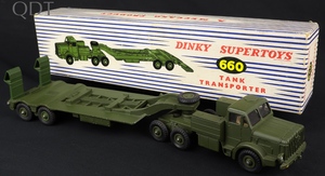 Dinky supertoys 660 tank transporter jj201 front