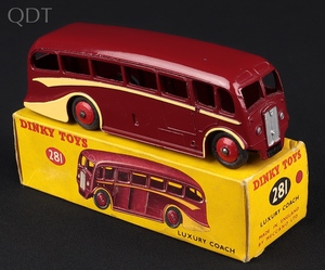 Dinky toys 281 luxury coach jj224 front