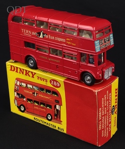 Dinky toys 289 tern shirts routemaster bus jj226 front