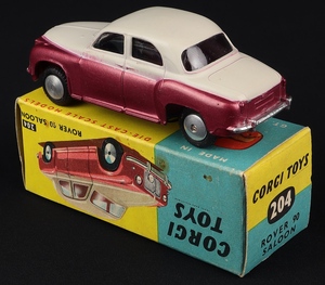 Corgi toys 204 rover 90 saloon jj253 back
