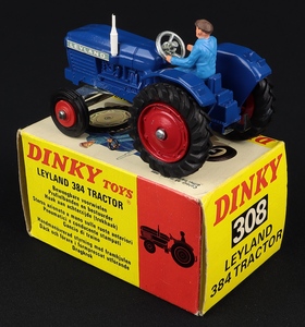 Dinky toys 308 leyland 384 tractor jj364 back