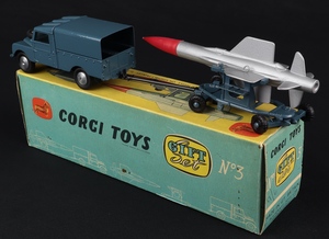 Corgi gift set 3 thunderbird guided missile assembly trolley land tover jj377 back