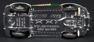 Corgi toys 492 volkswagen european police car jj380 base