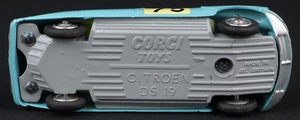 Corgi toys 323 citroen ds19 monte carlo jj382 base