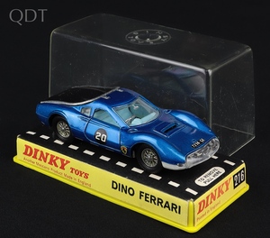 Dinky toys 216 dino ferrari jj384 front