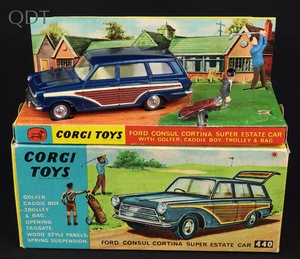 Corgi toys 440 1 ford consul cortina golfing set jj386 front