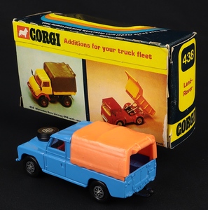 Corgi toys 438 land rover jj403 back