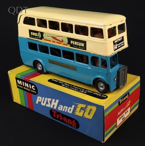 Minic 60m double decker bus push go jj411 front