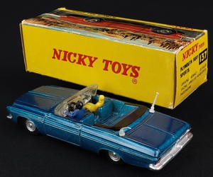 Nicky dinky toys 137 plymouth fury sports jj420 back