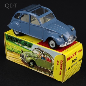 French dinky toys 500 2 cv citroen jj471 front