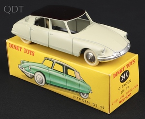French dinky toys 24c citroen ds 19 jj472 front