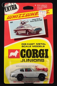 Corgi junior 1001 james bond aston martin jj532 front