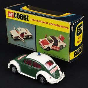 Corgi toys 373 vw police polizei jj576 back