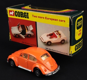 Corgi toys 383 vw 1200 jj578 back