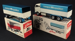 Tekno 452 volvo transport spedition trailer jj580 back