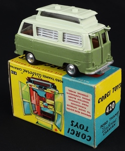 Corgi toys 420 ford thames airborne caravan jj591 back