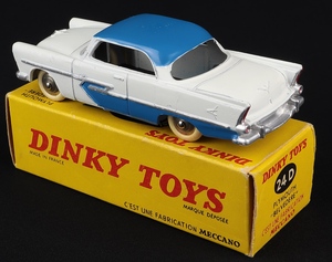 French dinky toys 24d plymouth belvedere jj596 back