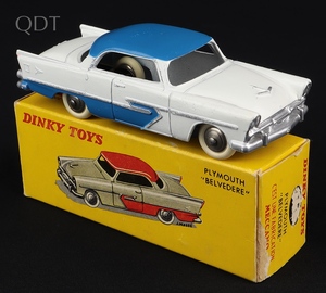 French dinky toys 24d plymouth belvedere jj596 front