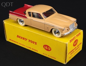 Dinky toys 169 studebaker golden hawk sports jj601 front