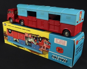 Corgi toys 1130 circus horse transporter jj689 back