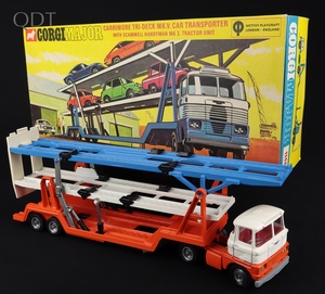 Corgi major 1146 carrimore tri deck car transporter jj691 front