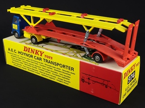 Dinky toys 974 aec hoynor car transporter jj693 back