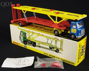 Dinky toys 974 aec hoynor car transporter jj693 front