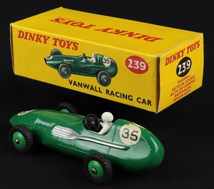 Dinky toys 239 vanwall racing car jj694 back