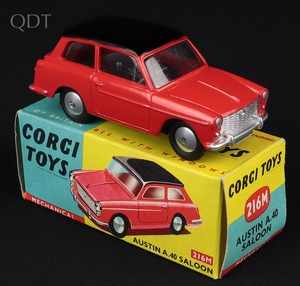 Corgi toys 216m austin a40 saloon jj761 front