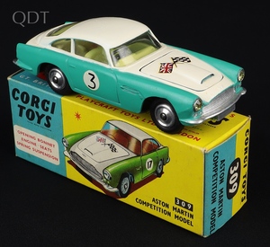Corgi toys 309 aston martin competition model jj762 front