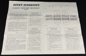 French dinky supertoys 884 brockway jj772 map back